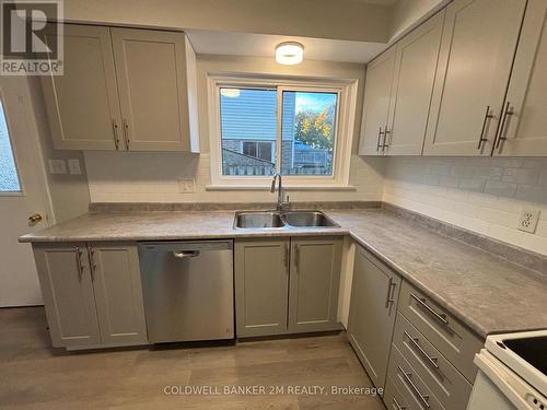 1104 Venus Crescent, Oshawa (Lakeview), ON - Indoor Photo Showing Kitchen With Double Sink