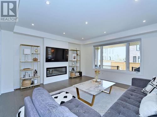 78 Stilton Avenue, Vaughan, ON - Indoor Photo Showing Living Room With Fireplace