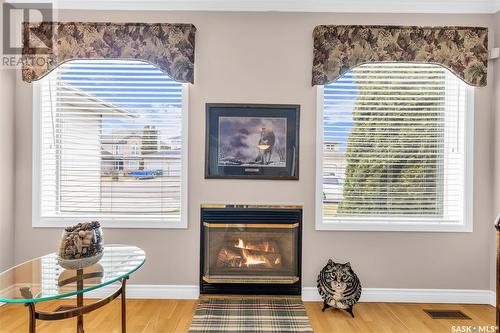 110 Brabant Crescent, Saskatoon, SK - Indoor With Fireplace