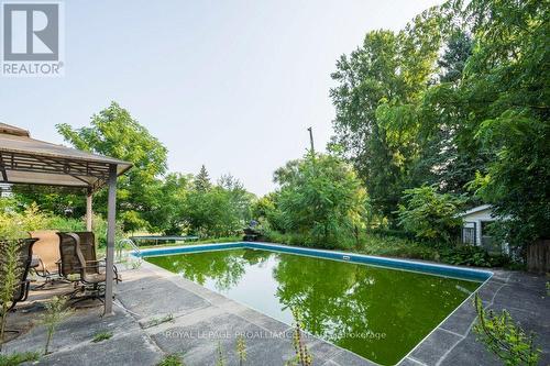 48 North Trent Street, Quinte West, ON - Outdoor With In Ground Pool With Backyard