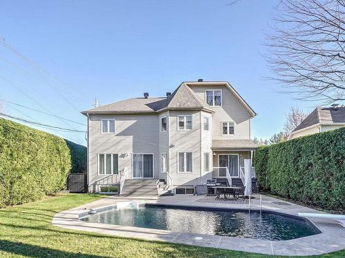 Back facade - 1269 Boul. Céloron, Blainville, QC - Outdoor With In Ground Pool