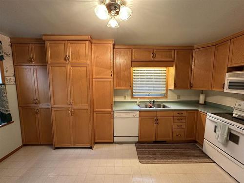 346 Eighth Avenue S, Kenora, ON - Indoor Photo Showing Kitchen With Double Sink