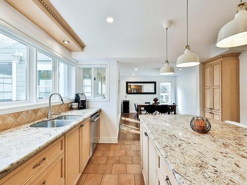 Cuisine - 139 Boul. Du Val-D'Ajol, Lorraine, QC - Indoor Photo Showing Kitchen With Double Sink