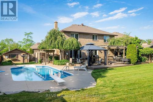 3412 Vinehaven Trail, Lincoln, ON - Outdoor With In Ground Pool With Deck Patio Veranda With Backyard