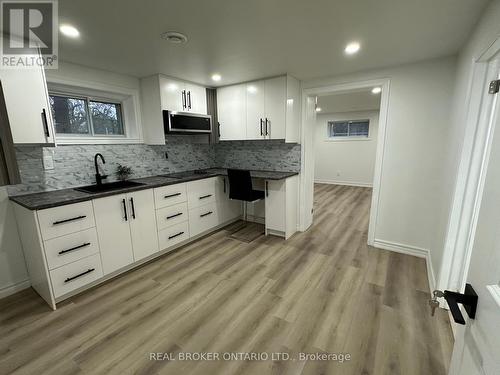 Basmt 1 - 17 Cloud Drive, Toronto, ON - Indoor Photo Showing Kitchen With Upgraded Kitchen