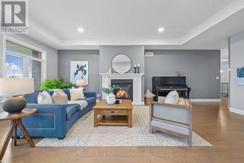 33 Crews Crescent, Quinte West, ON - Indoor Photo Showing Living Room With Fireplace