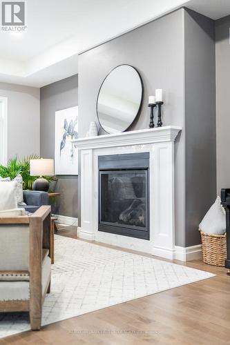 33 Crews Crescent, Quinte West, ON - Indoor Photo Showing Living Room With Fireplace