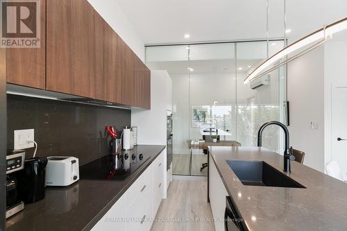 3 - 16 Minto Street, Toronto, ON - Indoor Photo Showing Kitchen With Upgraded Kitchen