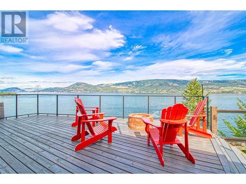 7016 Barcelona Drive Unit# 6, Kelowna, BC - Outdoor With Body Of Water With Deck Patio Veranda With View