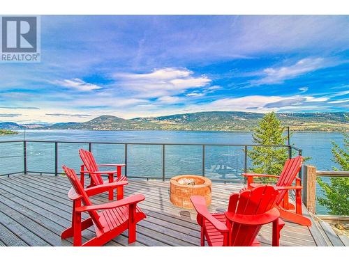 7016 Barcelona Drive Unit# 6, Kelowna, BC - Outdoor With Body Of Water With Deck Patio Veranda With View