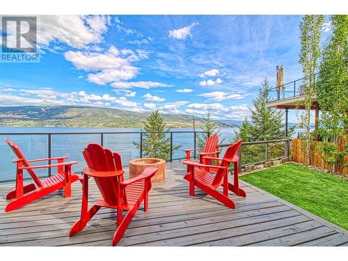 7016 Barcelona Drive Unit# 6, Kelowna, BC - Outdoor With Body Of Water With Deck Patio Veranda With View