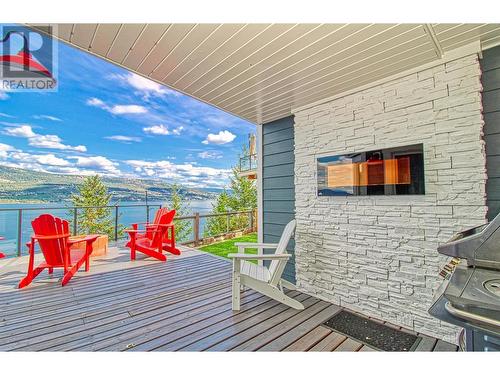 7016 Barcelona Drive Unit# 6, Kelowna, BC - Outdoor With Body Of Water With Deck Patio Veranda With Exterior