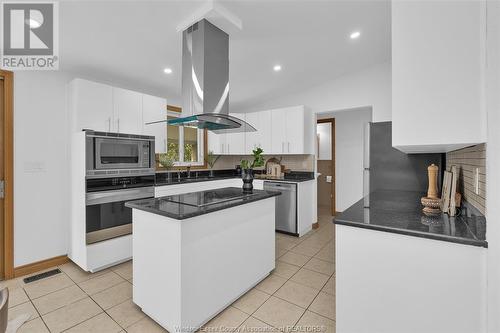 6845 Disputed Road, Lasalle, ON - Indoor Photo Showing Kitchen With Upgraded Kitchen