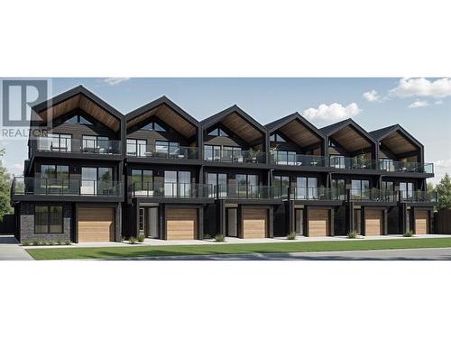 Renderings done by Lime architecture for Vantage West Realty - do not represent final building design - 1054 Laurier Avenue, Kelowna, BC - Outdoor With Facade