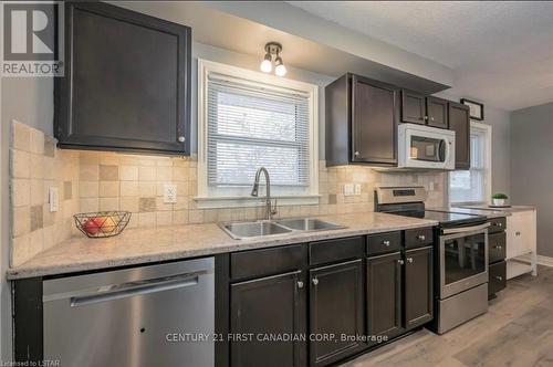 292 Auburn Avenue, London, ON - Indoor Photo Showing Kitchen With Double Sink