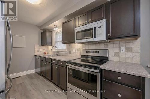 292 Auburn Avenue, London, ON - Indoor Photo Showing Kitchen With Double Sink