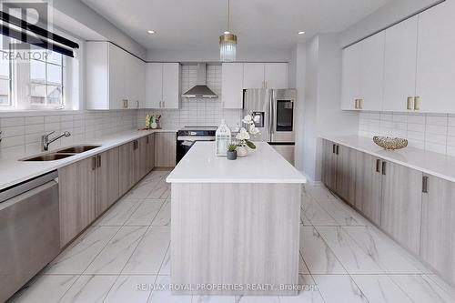 350 Coronation Road, Whitby, ON - Indoor Photo Showing Kitchen With Stainless Steel Kitchen With Double Sink With Upgraded Kitchen