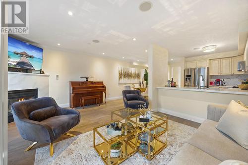 57 Brightsview Drive, Richmond Hill, ON - Indoor Photo Showing Living Room With Fireplace