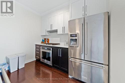 11 - 4080 Parkside Village Drive, Mississauga, ON - Indoor Photo Showing Kitchen With Stainless Steel Kitchen