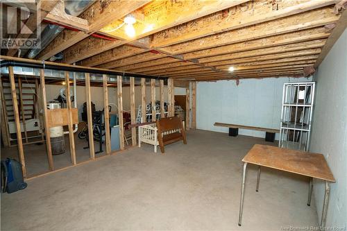 28 Chapman Road, Newcastle Creek, NB - Indoor Photo Showing Basement