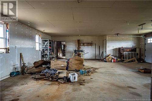 28 Chapman Road, Newcastle Creek, NB - Indoor Photo Showing Garage