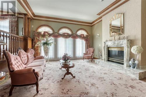 300 Elmgrove Drive, Lakeshore, ON - Indoor Photo Showing Living Room With Fireplace