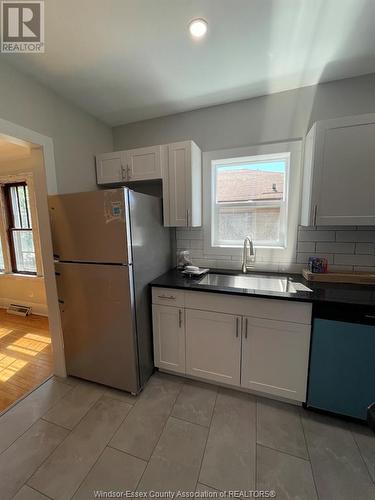 1525 Central Unit# Main, Windsor, ON - Indoor Photo Showing Kitchen With Double Sink