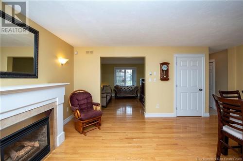 23 Camelot, Moncton, NB - Indoor Photo Showing Living Room With Fireplace