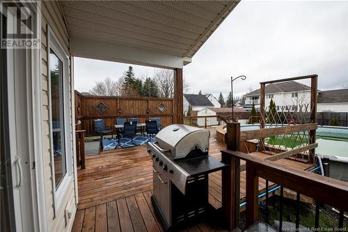 23 Camelot, Moncton, NB - Outdoor With Deck Patio Veranda With Exterior