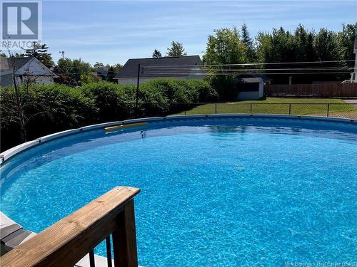 23 Camelot, Moncton, NB - Outdoor With Above Ground Pool With Backyard