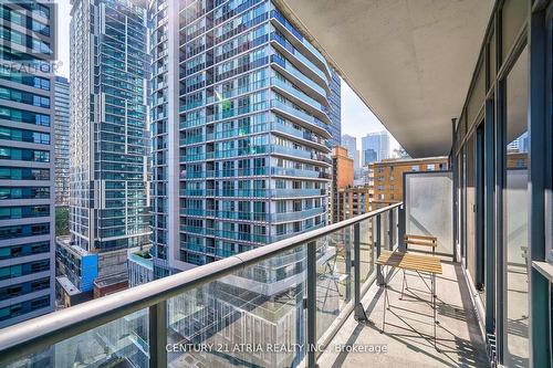 1002 - 159 Dundas Street E, Toronto, ON - Outdoor With Balcony