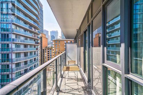 1002 - 159 Dundas Street E, Toronto, ON - Outdoor With Balcony