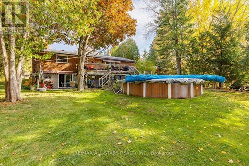 20 James Street, Georgina, ON - Outdoor With Above Ground Pool With Backyard