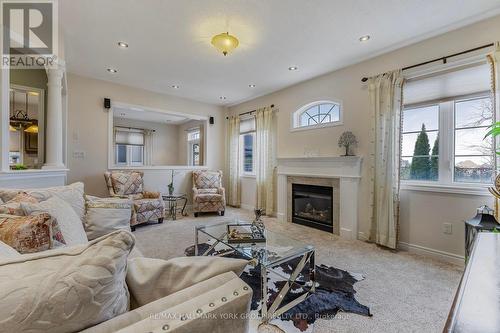 240 Borealis Avenue, Aurora, ON - Indoor Photo Showing Living Room With Fireplace