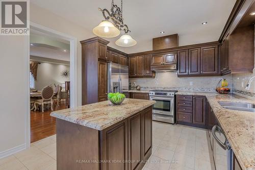 240 Borealis Avenue, Aurora, ON - Indoor Photo Showing Kitchen With Double Sink