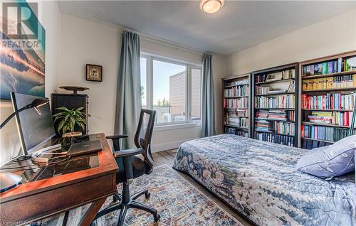 Primary Bedroom with hardwood / wood-style flooring - 54 Bridge Street W Unit# 6, Kitchener, ON - Indoor Photo Showing Other Room