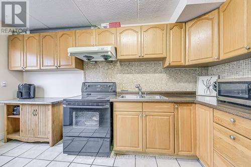 105 - 180 Mississauga Valley Boulevard, Mississauga, ON - Indoor Photo Showing Kitchen With Double Sink