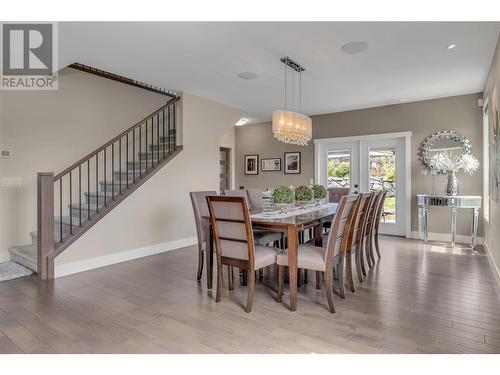 4511 Crawford Road, Lake Country, BC - Indoor Photo Showing Dining Room