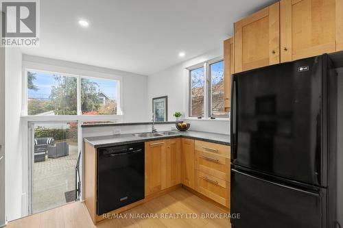 13 Linden Street, St. Catharines (451 - Downtown), ON - Indoor Photo Showing Kitchen With Double Sink