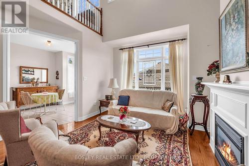 6309 Pinestone Road, Niagara Falls (206 - Stamford), ON - Indoor Photo Showing Living Room With Fireplace