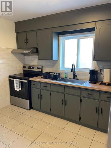 5777 Spring Street, Niagara Falls (215 - Hospital), ON - Indoor Photo Showing Kitchen With Double Sink