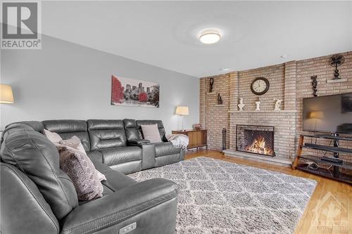 45 Sunnycrest Drive, Ottawa, ON - Indoor Photo Showing Living Room With Fireplace