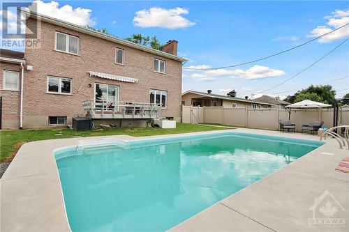 45 Sunnycrest Drive, Ottawa, ON - Outdoor With In Ground Pool With Backyard