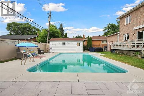 45 Sunnycrest Drive, Ottawa, ON - Outdoor With In Ground Pool With Deck Patio Veranda