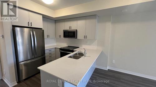 121 - 1569 Rose Way, Milton, ON - Indoor Photo Showing Kitchen With Stainless Steel Kitchen With Double Sink With Upgraded Kitchen