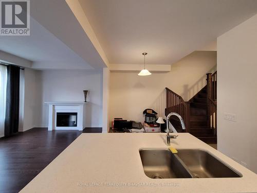 10 Stonehill Avenue, Kitchener, ON - Indoor Photo Showing Kitchen With Fireplace