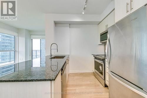 2315 - 4055 Parkside Village Drive, Mississauga, ON - Indoor Photo Showing Kitchen With Stainless Steel Kitchen With Upgraded Kitchen