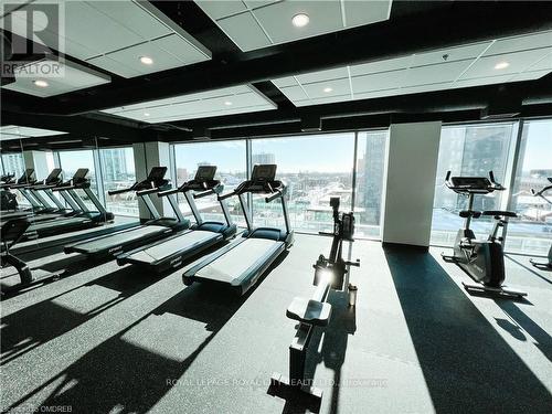 3612 - 60 Frederick Street, Kitchener, ON - Indoor Photo Showing Gym Room