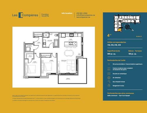 Plan (croquis) - 418-4155 4E Avenue O., Québec (Charlesbourg), QC - Other