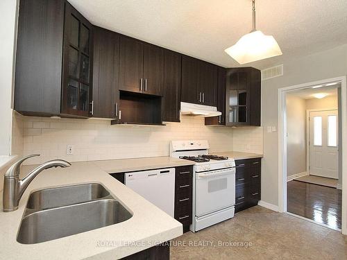 27 Cornwallis Dr, Toronto, ON - Indoor Photo Showing Kitchen With Double Sink